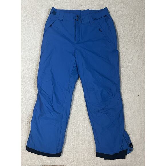 Columbia Men's Arctic Trip Omni-Tech Ski Snowboard Pants Blue Size Large XM0374 - Picture 1 of 10